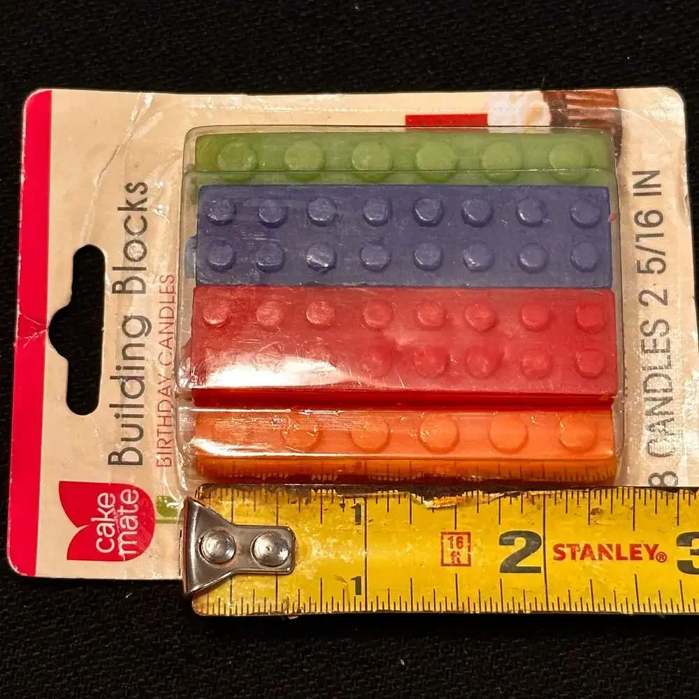 Cake Mate Building Block Candles Birthday LEGO
